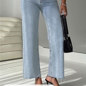 Princess Polly Light Denim Jeans